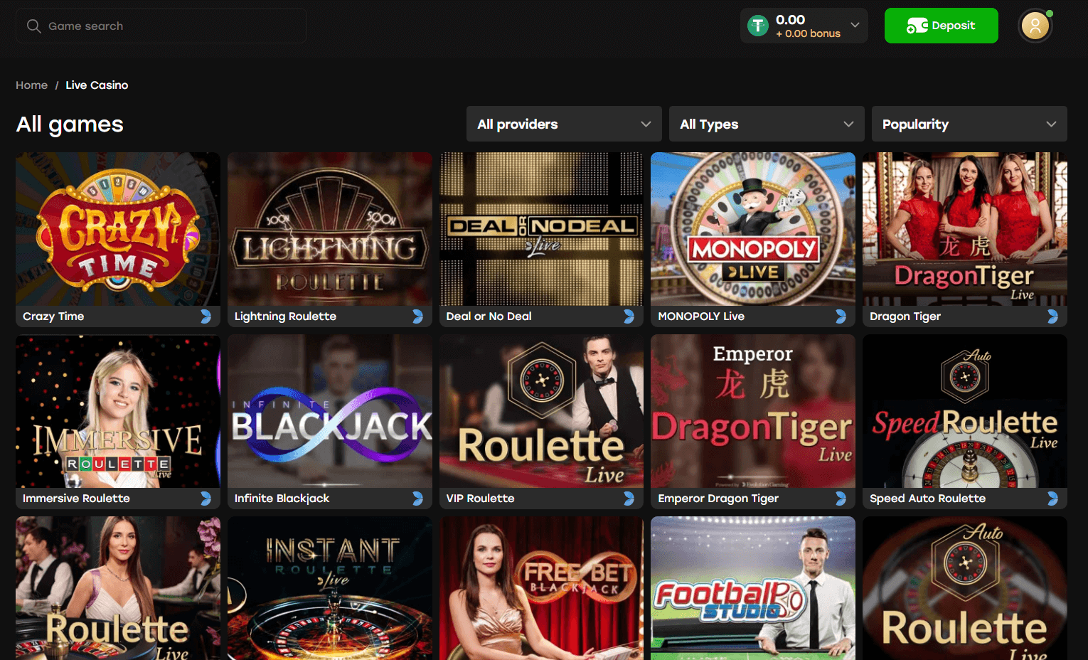 Fairspin Live Casino