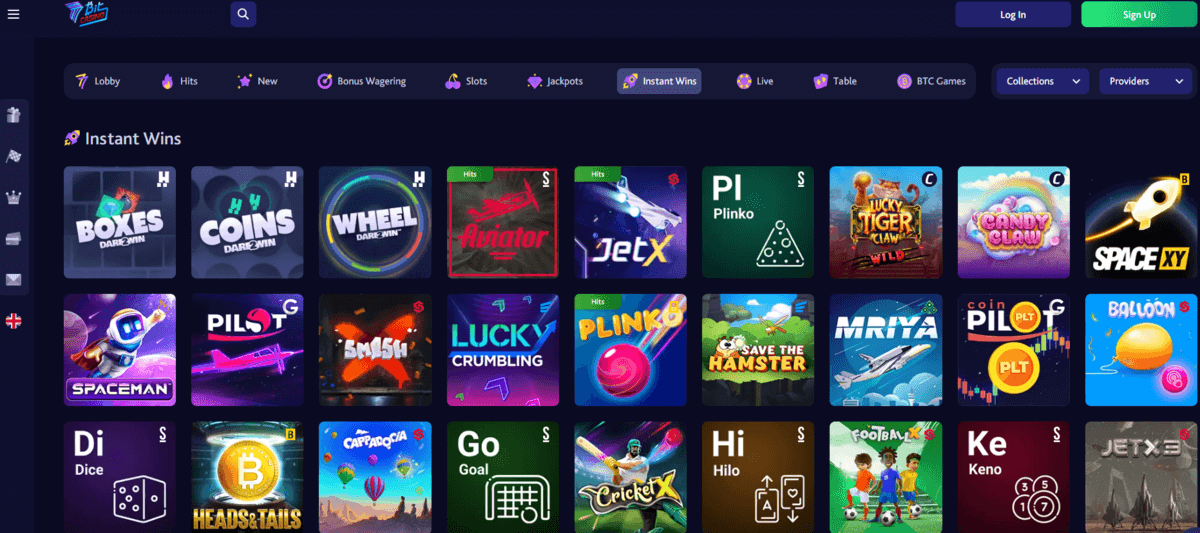 7bitcasino Instant Win Games